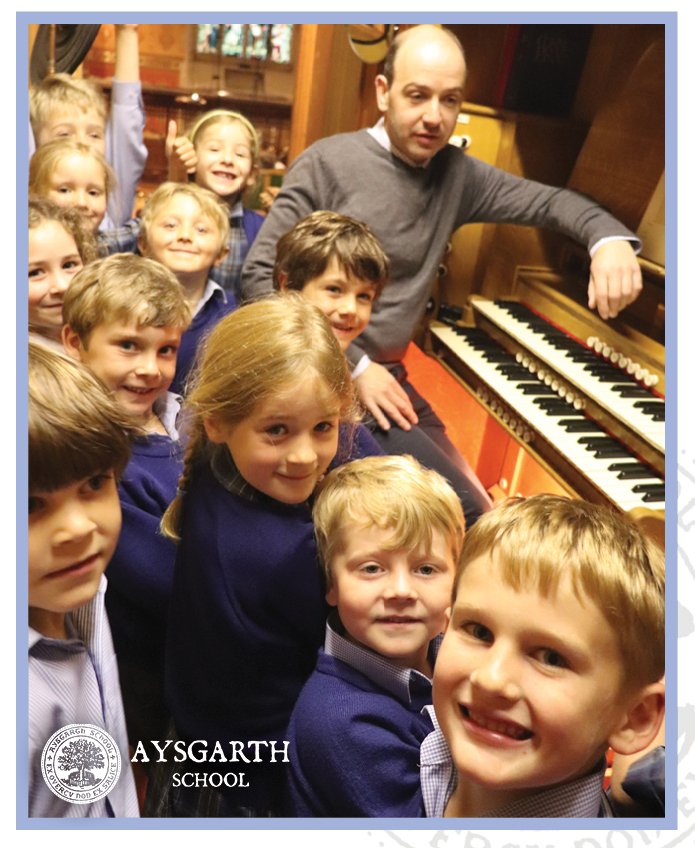 AysgarthPP's tweet photo. Mr Atherton taught the Pre-Prep children how the chapel organ works this morning, unfortunately they ran out of time today, so they are all looking forward to their next lesson
#SpecialPlaceForLearning #YoungOrganists #InspirationalTeachers https://t.co/fmfDJGs10L
