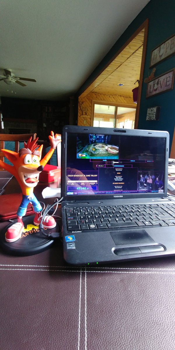 guindimere's tweet photo. Watching @GamesDoneQuick run Crash Bandicoot! #sgdq2019 https://t.co/3HnPZN0pri