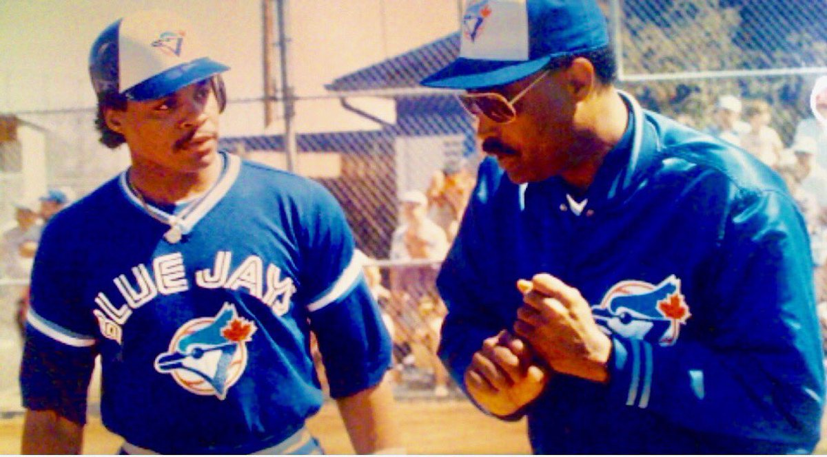 JesseBarfield29's tweet photo. Cito Gaston is the man! Much love and respect for instilling all of your knowledge and wisdom in all of us. The odds were stacked in our favor because he has a brilliant baseball mind. He was also Hank Aaron’s roommate with the Atlanta Braves. Forever grateful to Cito!! https://t.co/4TOiLKeMAT