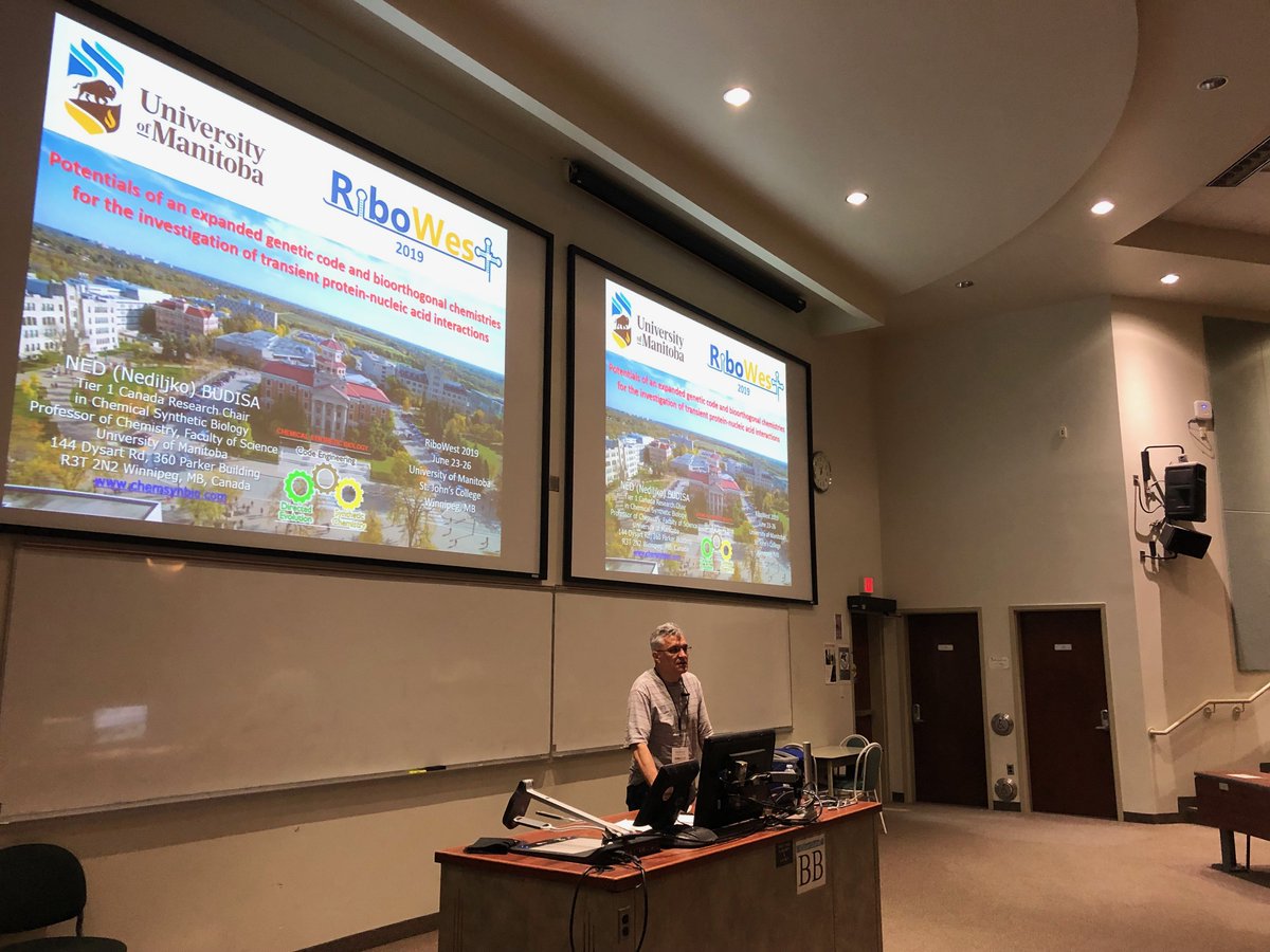 RiboWest (@ribowest) on Twitter photo Ned Budisa, a CRC Tier 1 Chair from Chemistry <a href="/umanitobasci/">UManitoba Science</a> , presents his synthetic biology platform <a href="/RiboWest/">RiboWest</a> 2019.<a href="/um_research/">uManitoba Research</a> @CRC_CRC Ned Budisa, a CRC Tier 1 Chair from Chemistry <a href="/umanitobasci/">UManitoba Science</a> , presents his synthetic biology platform <a href="/RiboWest/">RiboWest</a> 2019.<a href="/um_research/">uManitoba Research</a> @CRC_CRC
