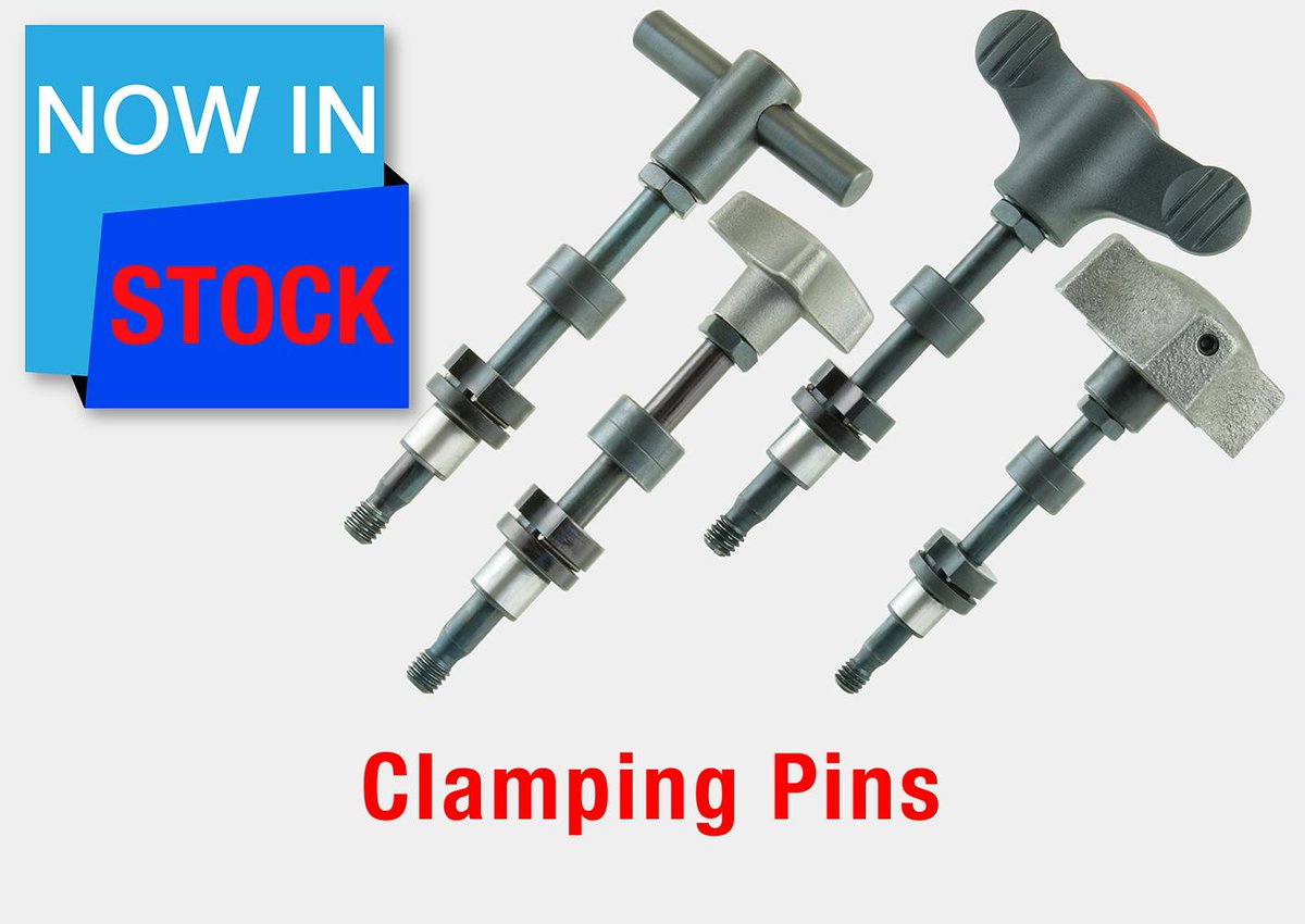 WDSComponentsUS's tweet photo. NOW IN STOCK: WDS Clamping Pins range includes a choice of handle, from the traditional "T" handle designs to an easy access star or torque knob, allowing the user to quickly fasten the pin even on the tightest of fixtures. Click for more: https://t.co/RkhlZmAxuk https://t.co/600ma3cxBI