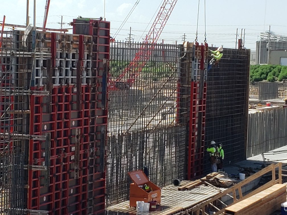 Great progress despite weather delays!  Ahead of schedule and under budget!