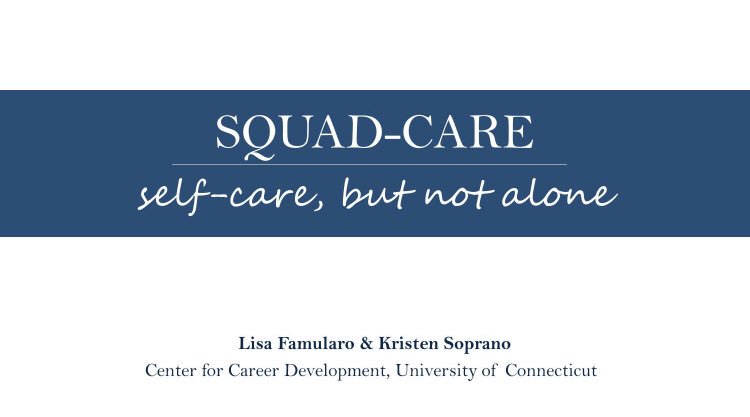 lisamfamularo's tweet photo. Just wrapped up my #EACE19 presentation on #squadcare with Kris Soprano (and @anaclarablesso in spirit). Very proud to have this session selected as a session, over 50 attendees, and the opportunity to continue speaking about the benefits of having a squad! https://t.co/RT7al4R52t