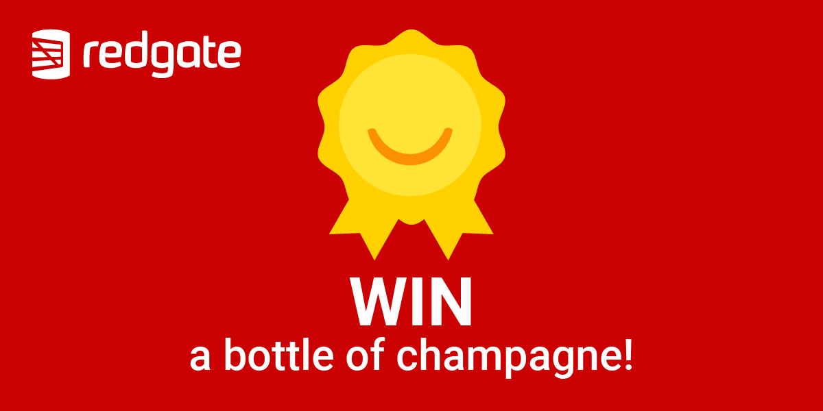 redgate's tweet photo. It's time for the networking reception here at DevOps Enterprise Summit in London. Grab a drink with us at the stand and enter our raffle to win a bottle of champagne & chocolates! #DOES19 #Redgate #DBDevOps https://t.co/hhNXbPMPYY