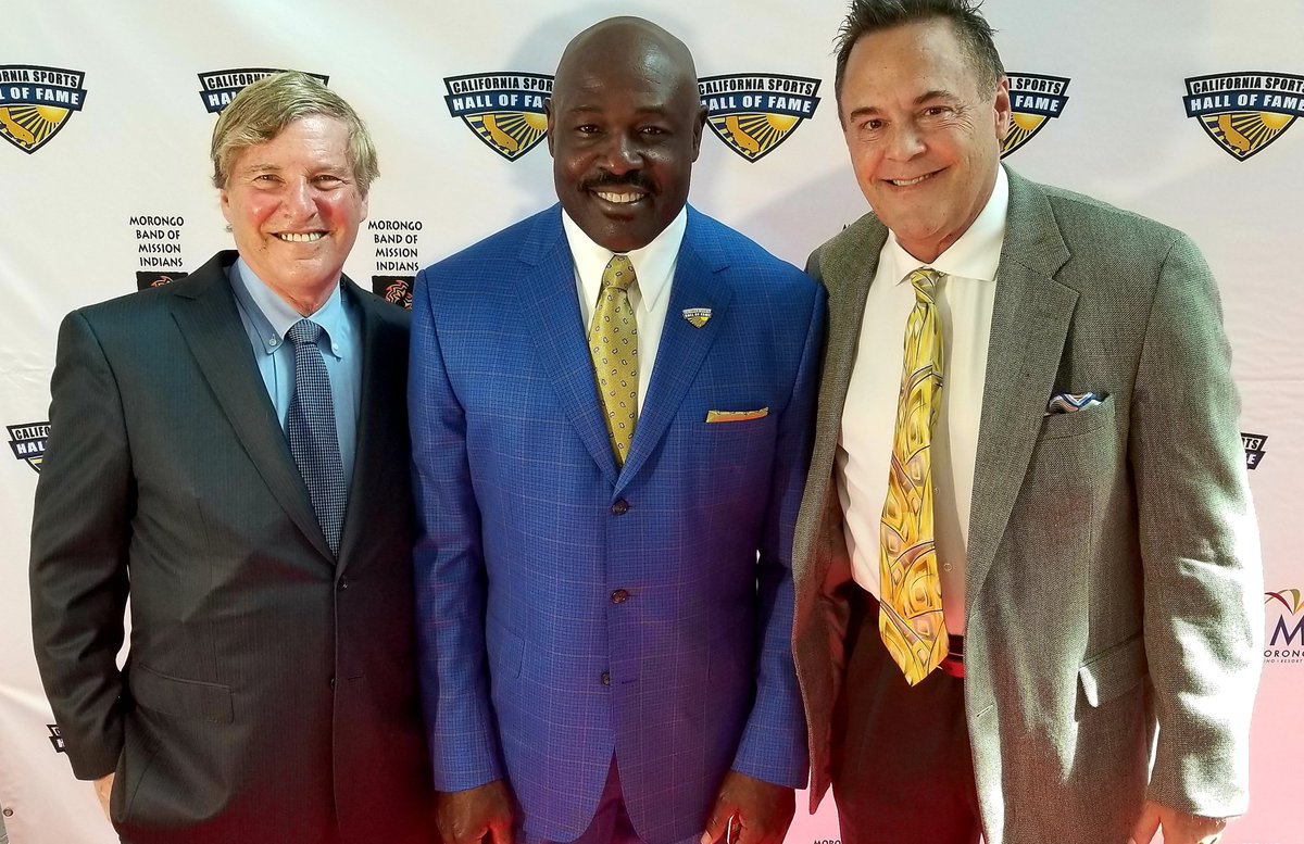 My NFL teammates and brothers for life Superagent Leigh Steinberg and California Sports Hall of Fame Founder The Nigerian Nightmare Christian Okoye

#NigerianNightmare, #ChristianOkoye, #CaliforniaSportsHallOfFame, #BarryBonds, #MarquesJohnson, #UCLA #JOHNWOODEN #KansasCityChiefs