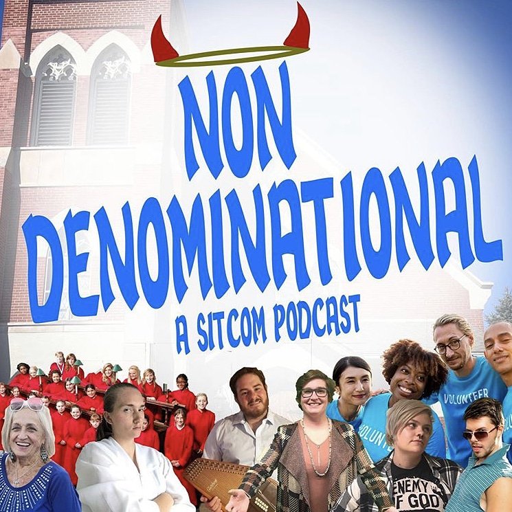 kelseycirca2007's tweet photo. If you like podcasts or workplace comedies it would be rad if you checked out Non Denominational, a sitcom podcast I've written, produced, and voiced with my lovely friends. 👼👿
Spotify: https://t.co/wHaYqygBz2
Apple Podcasts: https://t.co/r6txwmo8ZF https://t.co/leObdeKGSX