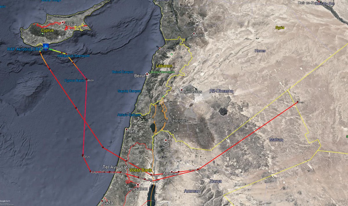 FireFlying11's tweet image. UK DoD confirmed today that RAF F-35's have flown operational missions for Operation Shader. On the 16th of June, RRR9961 departed RAF Akrotiri around 0450z for the first mission to Iraq. @5472_nde @AircraftSpots @Andy007_SR_A @CombatAir