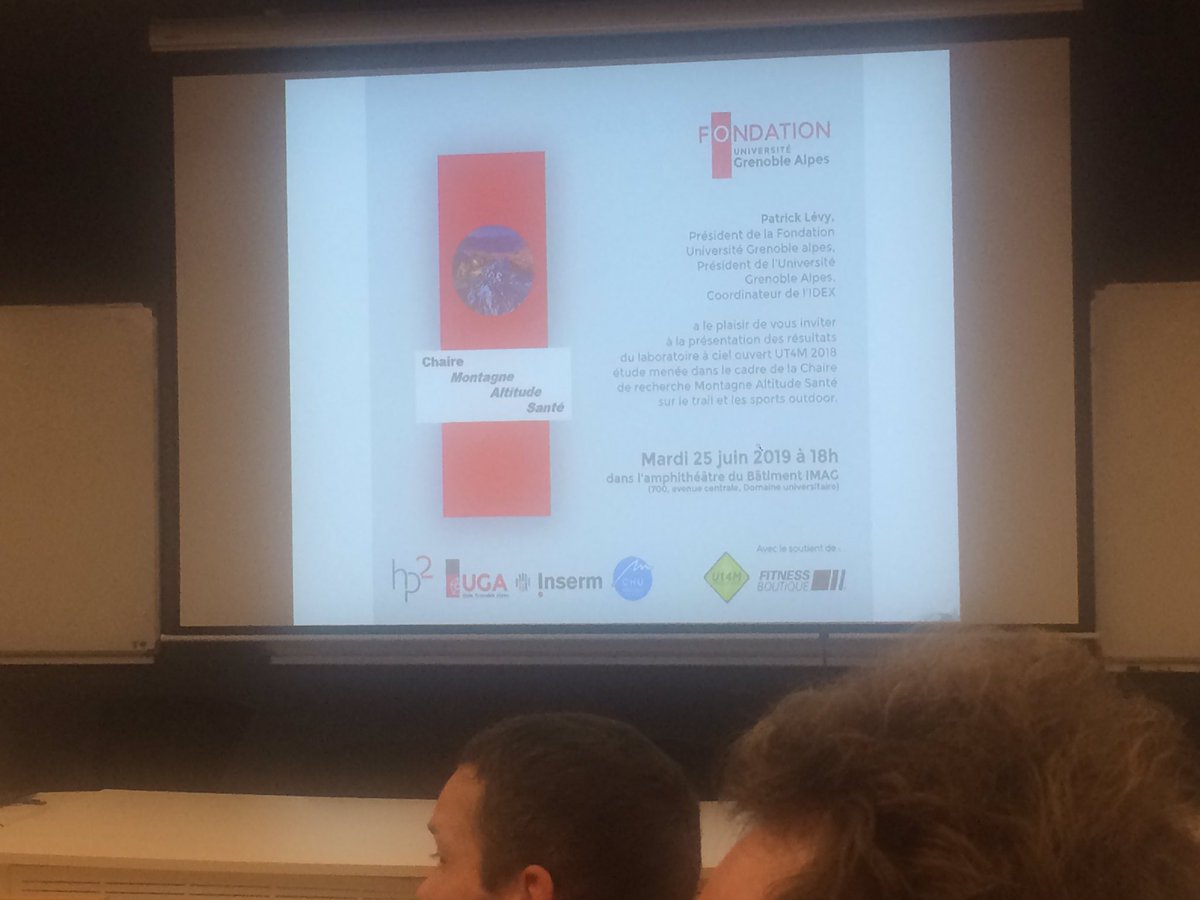 JrossiUJM's tweet image. @Univ_St_Etienne #LIBM @Fond_UGA @UGrenobleAlpes @LaboratoireHP2 présentation des résultats de l’étude @UT4MGrenoble 2018. Super projet! Bravo à tous!!! Next step utmb 2019!!!!