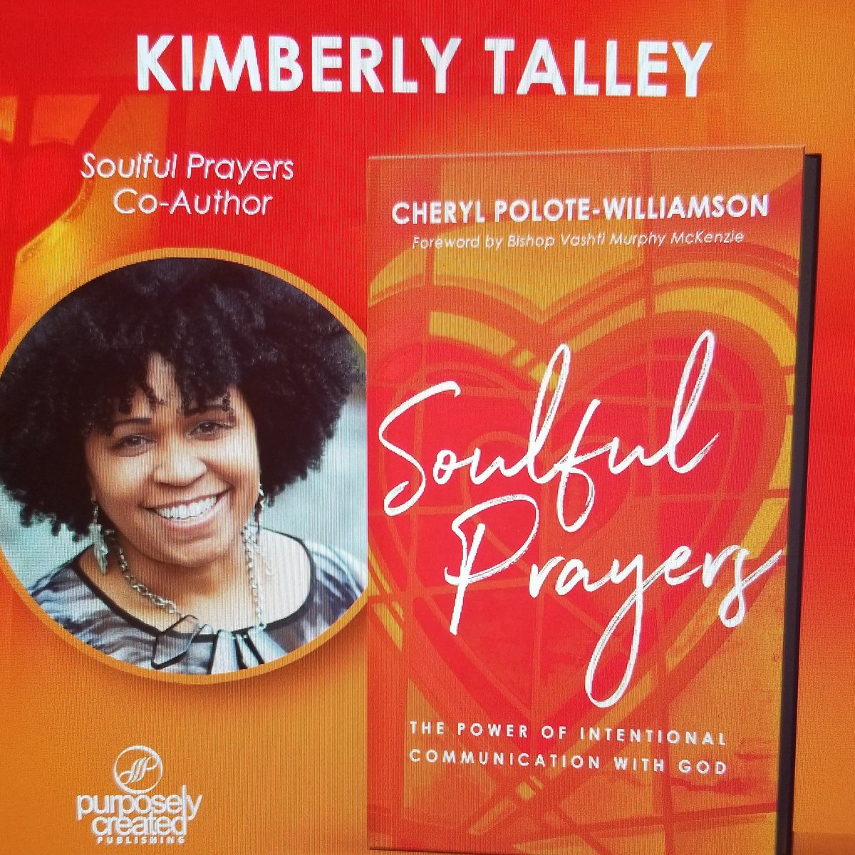 purposefullive's tweet photo. Join me NOW for the release of our book Soulful Prayers!
Get your eBook copy for only $2.99 at https://t.co/FqRXBYlgzO, 
then come back here to celebrate with me! 
I'm  excited about this collaboration with multi-best selling author 
Cheryl Polote Williamson 
#SoulfulPrayers https://t.co/4wIqNwpCBx