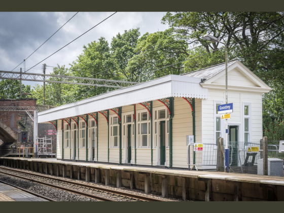 GoostreyRail's tweet photo. The old Station Building has undergone a remarkable transformation! Thank you SO, SO very much to @RailwayHeritage and @networkrail for all your money, dedication and hard graft!  Your work is breathtakingly stunning... https://t.co/uMn2Xl56Pg