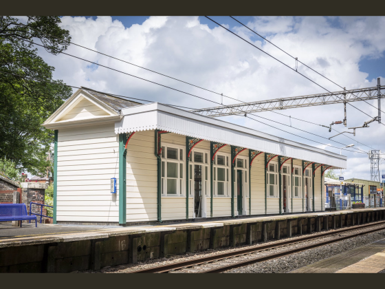 GoostreyRail's tweet photo. The old Station Building has undergone a remarkable transformation! Thank you SO, SO very much to @RailwayHeritage and @networkrail for all your money, dedication and hard graft!  Your work is breathtakingly stunning... https://t.co/uMn2Xl56Pg