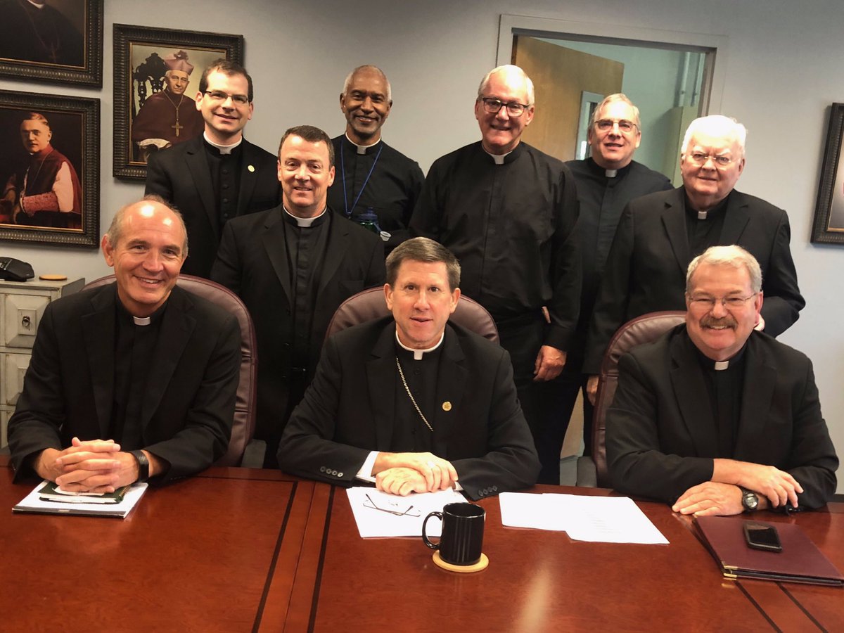 bpspalding's tweet photo. Thank you to my fellow priests who served on the Diocesan Seventh Presbyteral Council for the past 6 years.  I appreciate the time, talent and commitment you have shown!  God Bless you all! https://t.co/VmzIVor4ou
