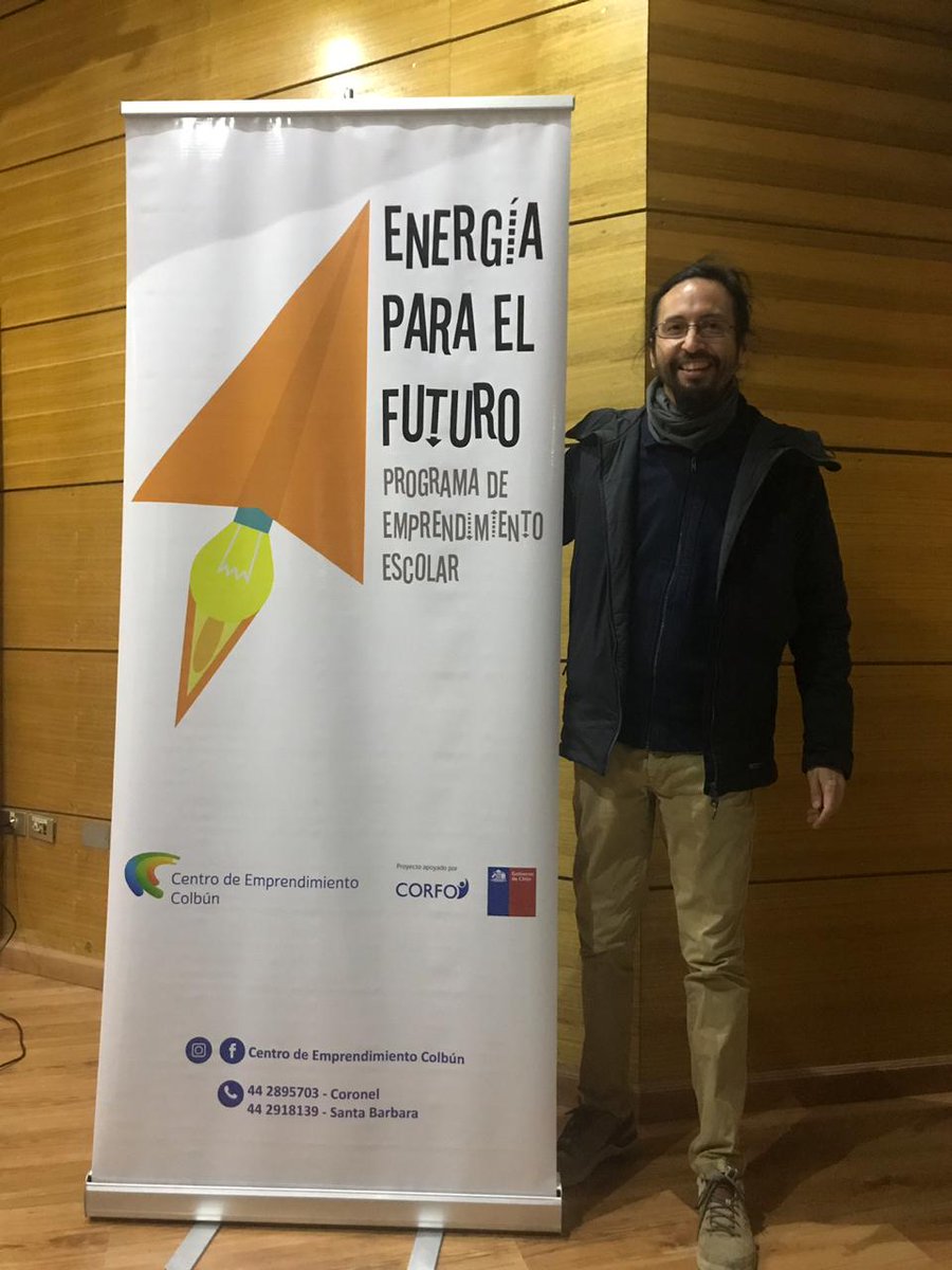 CeColbun's tweet photo. Los ganadores de #EnergiaParaElFuturo del #CEM Centro Educacional de la Madera desean ayudar a los ciegos a través de su Bastón GPS. #AudioMap se lleva el 1er lugar de nuestro programa desarrollado por @Tremuley con el apoyo de @CORFO @fomentobiobio ! https://t.co/VI2MfPFBmq