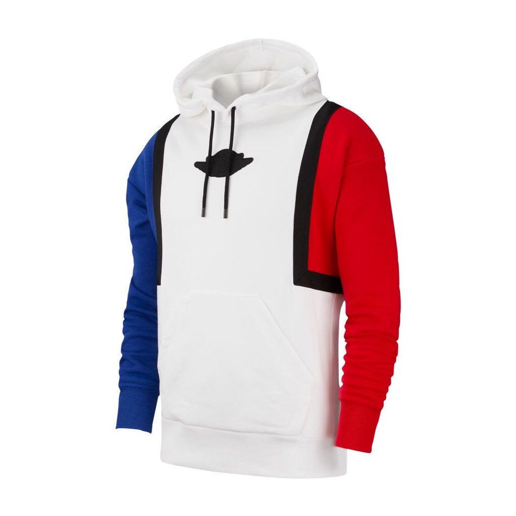 red white and blue jordan jacket