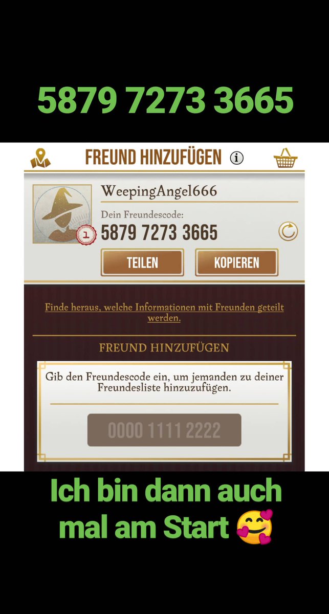 German_Institut's tweet photo. #WizardsUnite #WizardsUniteFriends 

5879 7273 3665 https://t.co/aHfGrG0kHh