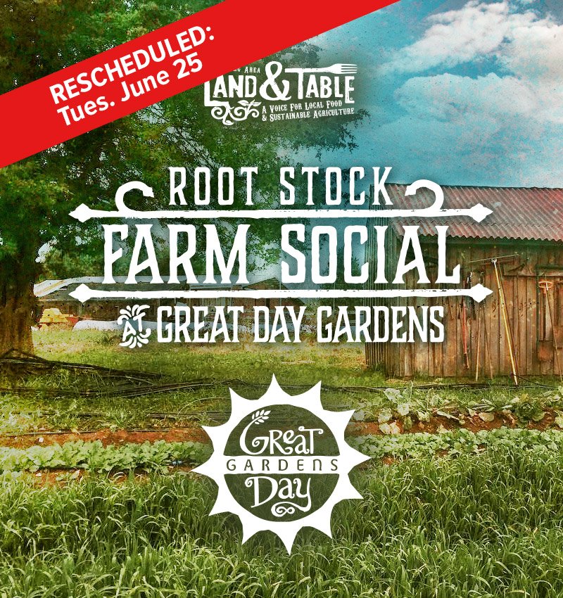 LandAndTable's tweet photo. Farm Social and Potluck at Great Day Gardens - This Evening! - https://t.co/WiaXZOBwt8 https://t.co/2LENpx8nRz