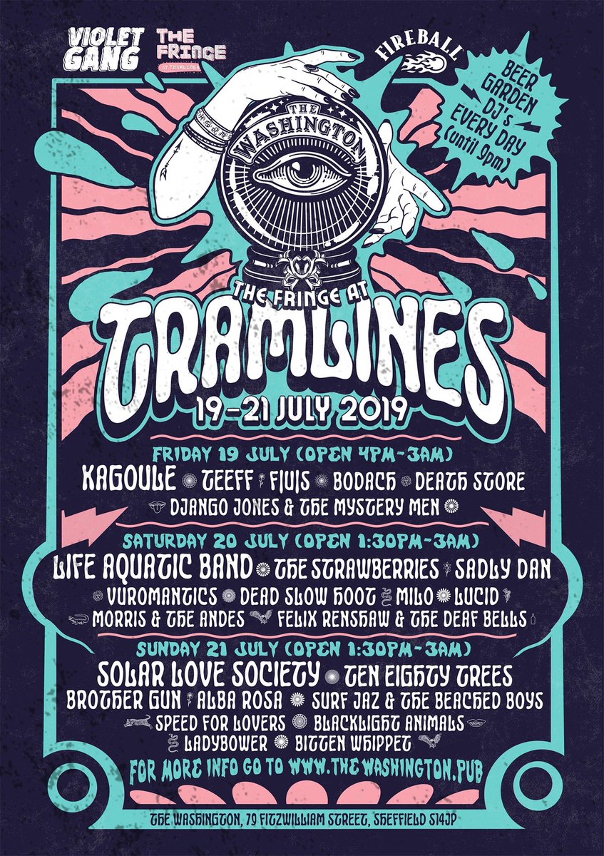BittenWhippet's tweet photo. We are playing Tramlines Fringe on Sunday 21st July at The Washington alongside a fab line up... we’re up first so get there early! :) https://t.co/RBdYEFUP8V