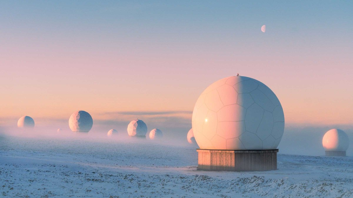 WIREDScience's tweet photo. Sometimes, photos of Earth can look so beautiful you don't even believe the images are from this planet. Count these pics of the Svalbard Satellite Station among that group. It sits just 745 miles from the North Pole: https://t.co/2JvgBHxZ9Z 
📸: Reuben Wu https://t.co/omGr2rT827