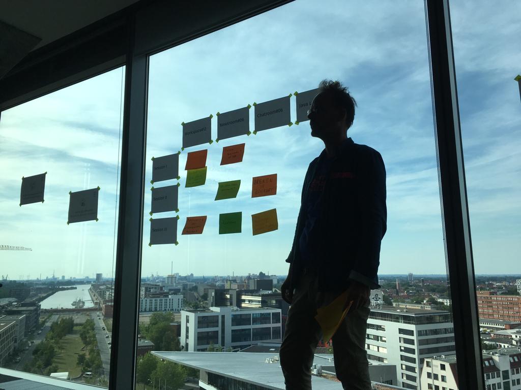 PROlament's tweet photo. Sessionplan in the making. Derbe relevant: Klimaschutz aber wie?
#prolament #barcamp #FridaysForFuture #bremen https://t.co/9jVqKQBFWn