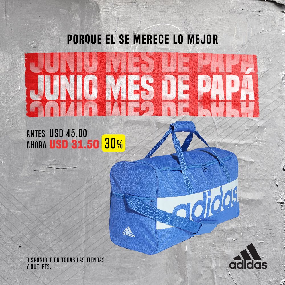 ¡Bolsón super amplio! Cuenta con una bolsa de zapatos desmontable y separadores internos que ayudan a organizar tu equipo.  
Encontralo en todos nuestros locales 👌🏼👌🏼