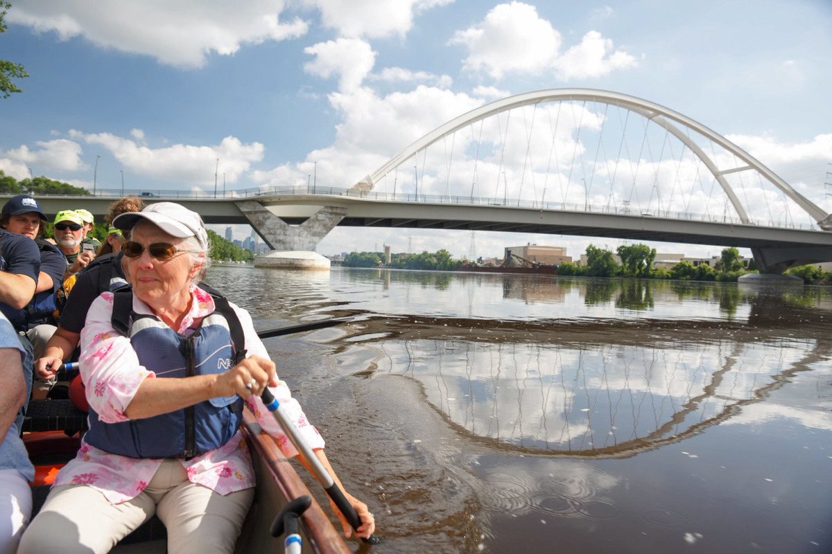 MississippiWMO's tweet photo. Share the River Nordeast is tomorrow night! Join us for a free evening of community, canoeing and cookies. Paddle the #MississippiRiver and see the heron rookery, Upper Harbor Terminal and the Xcel Energy plant from the water. https://t.co/z9LOX9dyTy https://t.co/4D83jYWgF7