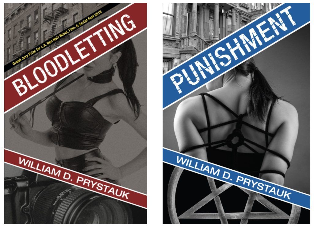Diversity in a hard-boiled crime thriller series...

BLOODLETTING and #Punishment are available in paperback, or free on #KindleUnlimited: buff.ly/2WNsfHF

#BDSM #punks #wiccan #LGBTQ #ASMSG