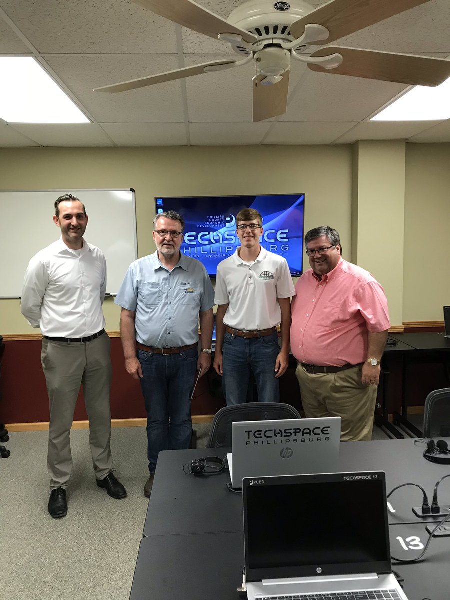 I stopped by <a href="/phillipsCoEcoDe/">PhillipsCountyKansas</a> to see their new Techspace. Students who are interested in programming or remote business can use the facility to learn important skills. 

We also went by Shepherd’s Mill, a unique business that produces custom textiles typically with alpaca wool.