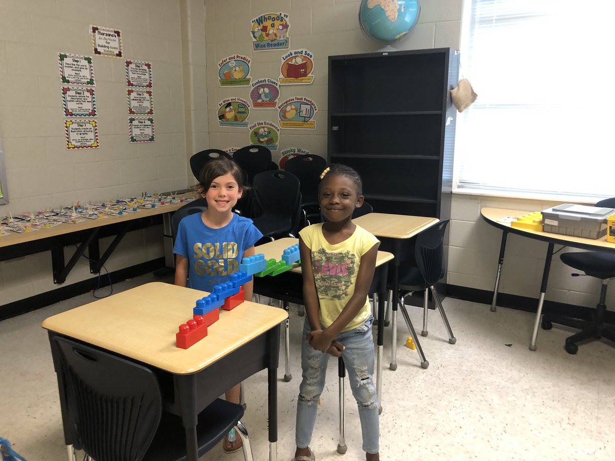 cheepette8's tweet photo. Building bridges in kindergarten @DeenajSams @AMY216MILLER @bsluker #summercamprocks https://t.co/NE4Pi7Du8h