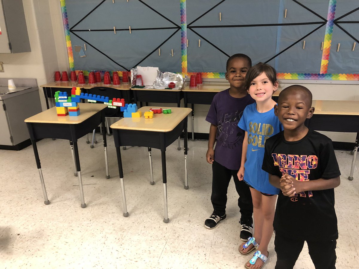 cheepette8's tweet photo. Building bridges in kindergarten @DeenajSams @AMY216MILLER @bsluker #summercamprocks https://t.co/NE4Pi7Du8h