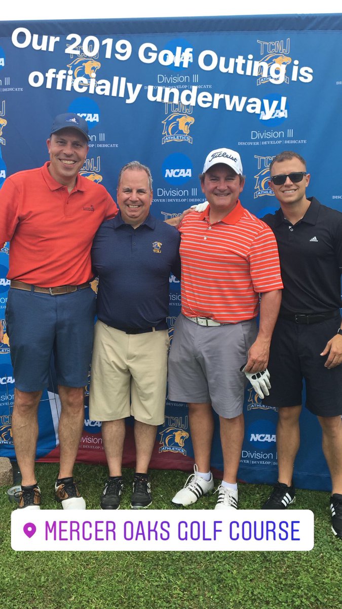 tcnjlions's tweet photo. Our 2019 golf outing is underway! Thank you to all who came out, we are looking forward to a great day of fun and golf! #TCNJ #LionPride 🦁🏌️ https://t.co/ADDpetsAjv