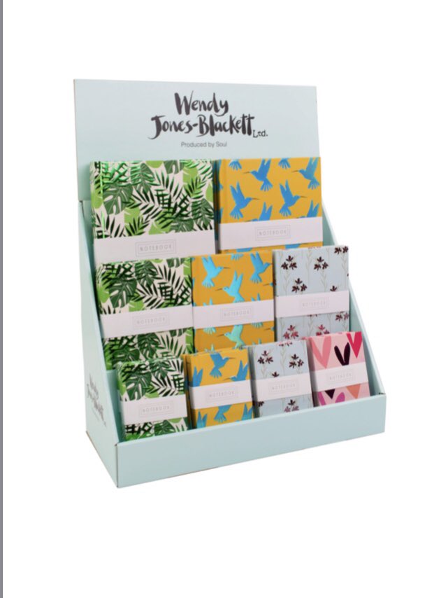Wendy Jones Blackett stationery by Soul💜To view this beautiful new range please visit <a href="/sayitwithsoul/">Soul UK</a> DP1-C25 <a href="/Home_And_Gift/">Home & Gift Harrogate</a> 14-17 July☀️ #tradeshow #stationery #design #notebook #thankyou #scrapbook #palmleaf #hearts #hummingbird #foil #stationeryaddict #giftideas #designled