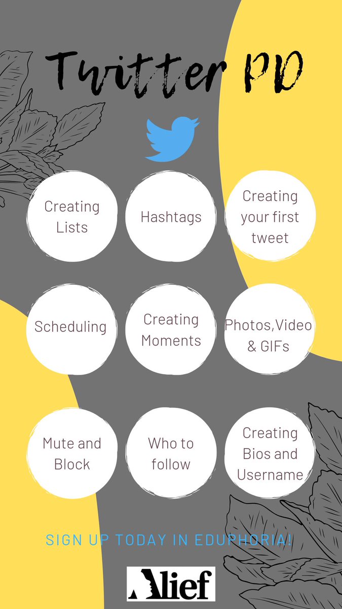 AliefISD's tweet photo. @AliefISD has a PD for you!! Learn all the basics of Twitter in a short period of time!! #AliefPD
Sign up today in @eduphoria Inc. for a half day session this July!!
Available Summer dates are :
July 9
July 11
July 15
July 16
July 24
More dates added this Fall! https://t.co/DiEfmvHyQV