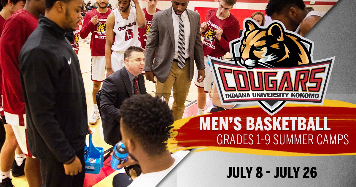 Be sure and get signed up for our 1st Annual Basketball Camps this July! We are working hard to make this a great basketball experience for all boys and girls attending! 

Camp details 👇🏻 

📍IU Kokomo Cougar Gym
🗓 July 8-12, July 15-19 &amp; July 22-26
🔗 iukcougars.com/d/IUKBB_summer…