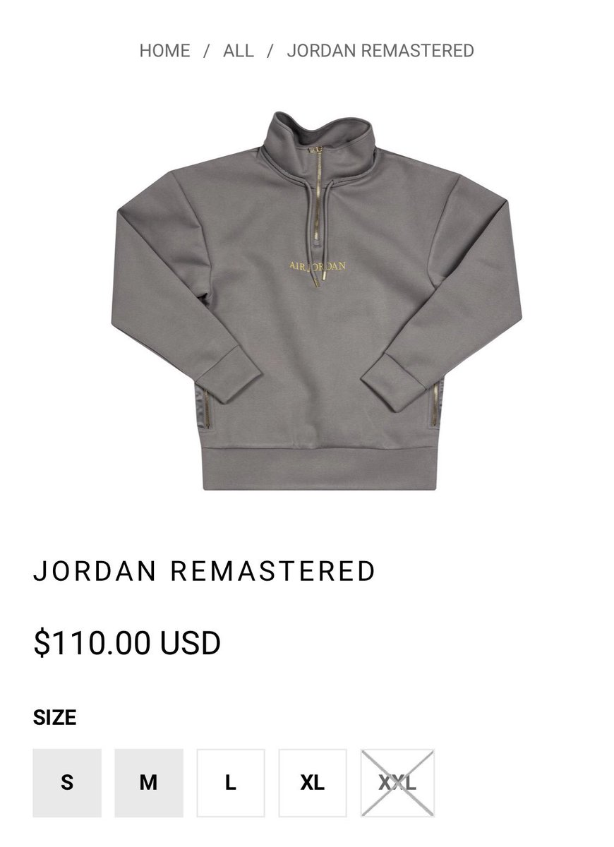 jordan half zip