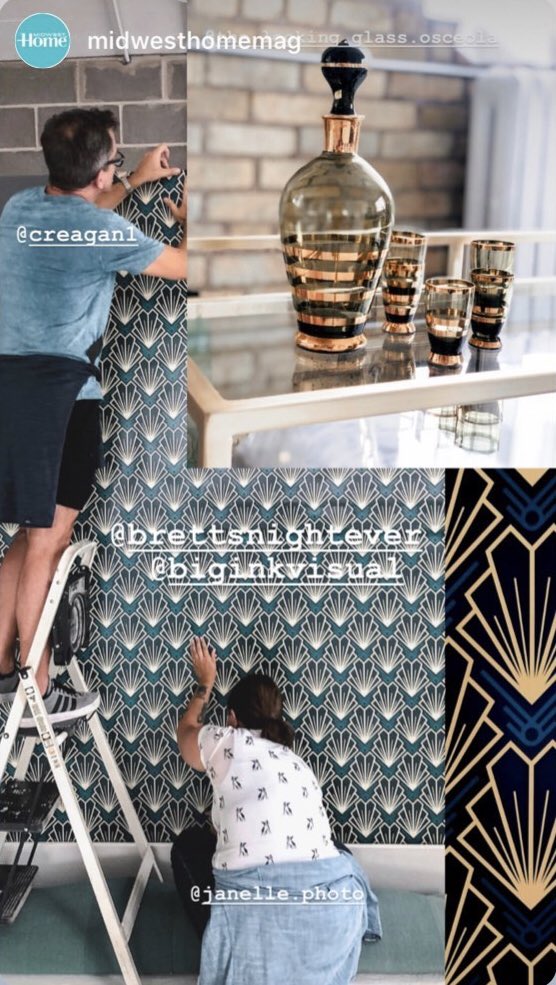 MNxmasMarket's tweet photo. Congrats to our designer and photographer @brettsnightever for his upcoming custom wallpaper feature in @MidwestHomeMag (on stands in July)
#midwesthomemag #TimCreagan #design #graphicdesigner #customwallpaper #wallpaper #midwesthome #graphicdesign #brettsnightever #BrettHurlbut https://t.co/HhgFYUZsc9