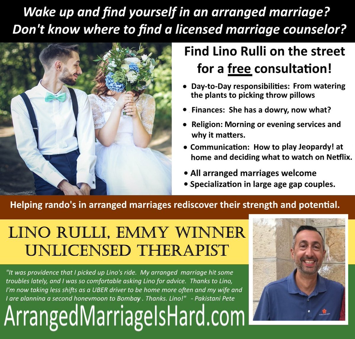 FakeTylerV's tweet image. No one's relationship should fail, even if they didn't enter it willingly.  If you're in an arranged marriage and need some support, help is available.