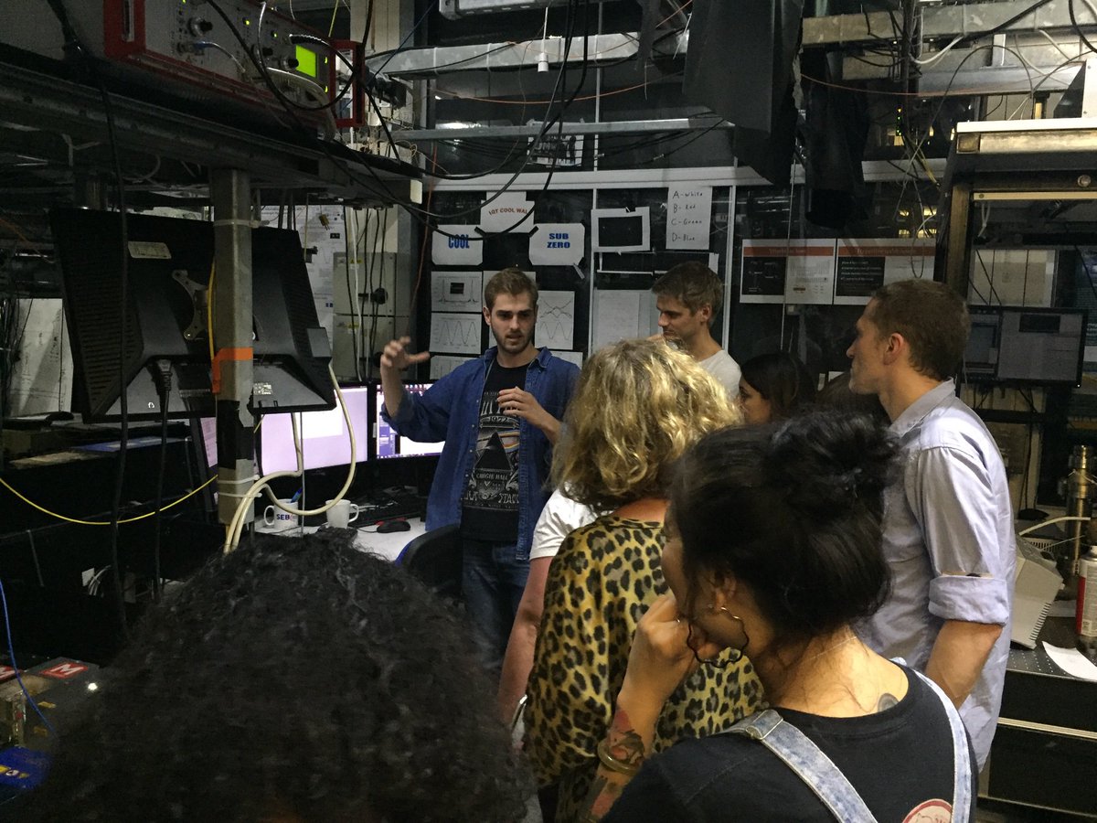 FuseBoxBtn's tweet image. Today we took the #artsdriva group to the University of Sussex and got an introduction and tour of their quantum computer thanks to Dr Sebastian Weidt @IQT_group @SussexQuantum #QuantumComputing