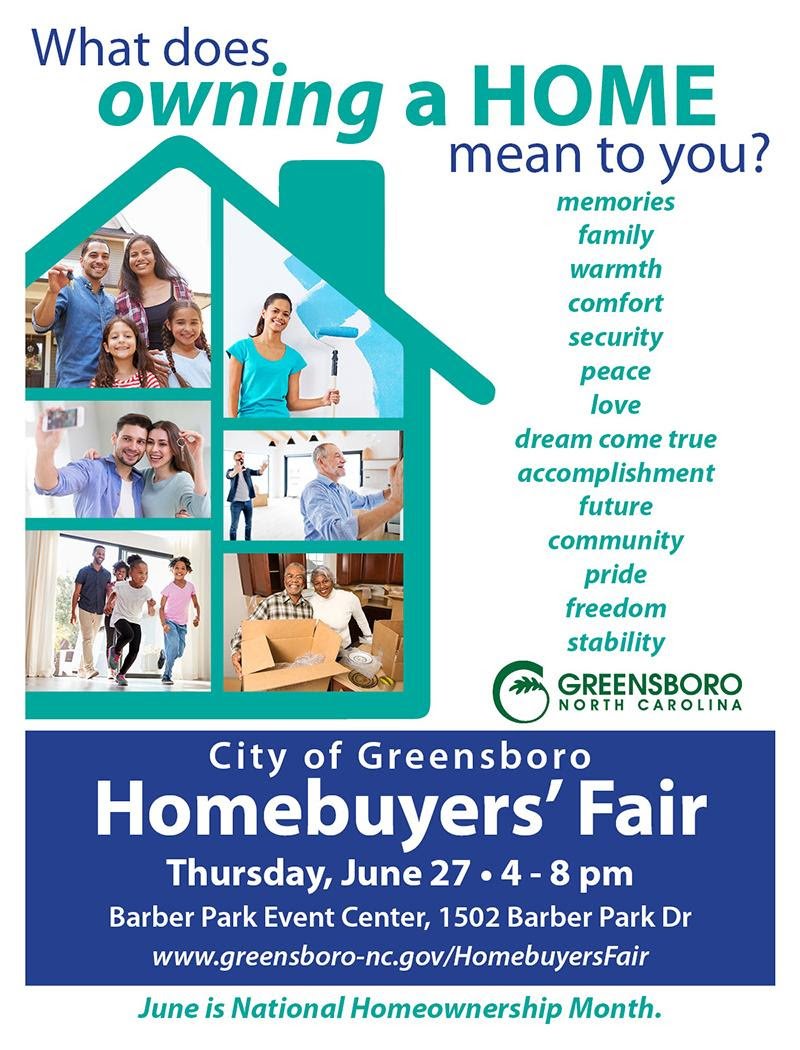 TP_180's tweet photo. To celebrate National Homeownership Month, the City of Greensboro is hosting a FREE Homebuyer's Fair on June 27th. 

Visit https://t.co/Ij8eRn1sOK to view the full agenda for the event and a list of vendors. https://t.co/POupDD6opk