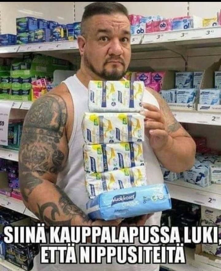 reima_kokkonen's tweet photo. Oisko miehen logiikka kyseessä? 🤣 #nippuside #kaupassa #kauppalappu https://t.co/GxDqzDQd1i