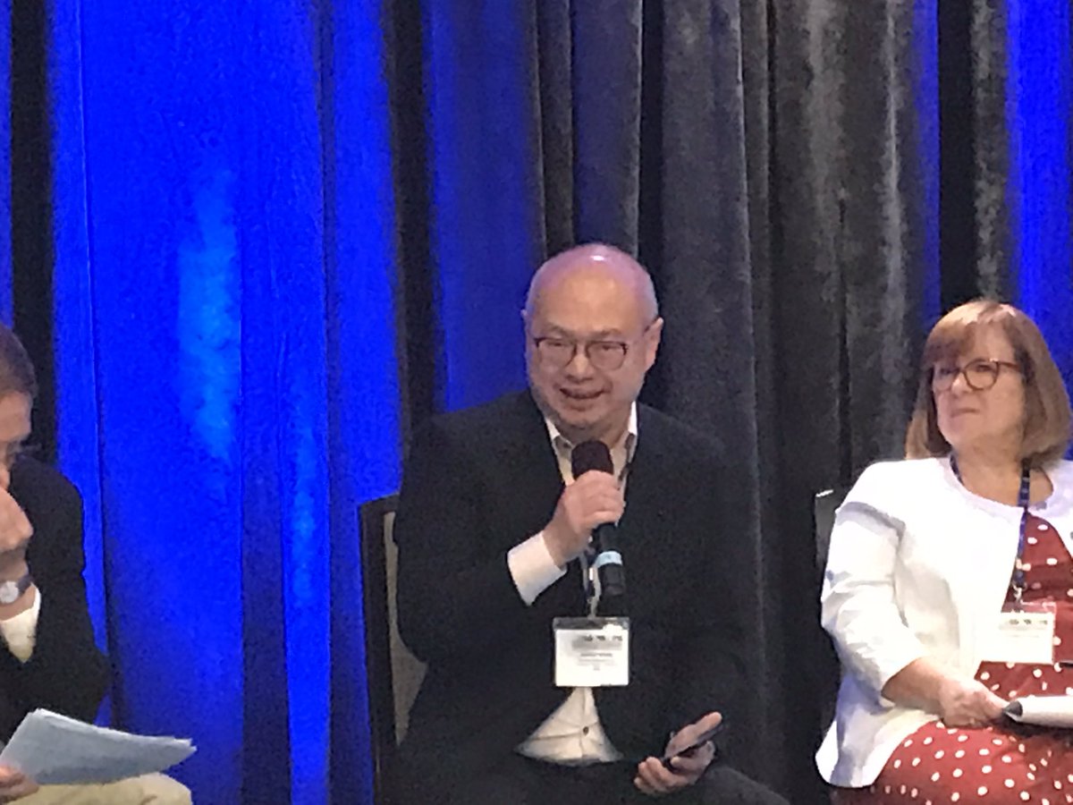 GregSpievak's tweet photo. What a pleasure to hear Dr Roger Wong Executive Asociate Dean Education faculty of Medicine @UBCmedicine @Reboot_Comm #hcs19. There is an interesting in nomics for all stakeholders in healthcare. https://t.co/QeIp4nzMI7