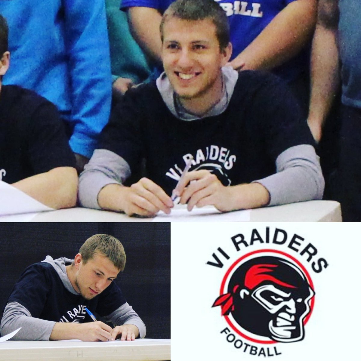ViRaiders's tweet photo. We are excited to announce the signing of Noah Desjardins, Wide Receiver from Strathmore, Alberta. 

#VIRAIDERS #BCFCSigning #CJFLSigning  #Fireitup #Nanaimo #BCFC #CJFL https://t.co/TcQcln7kB0