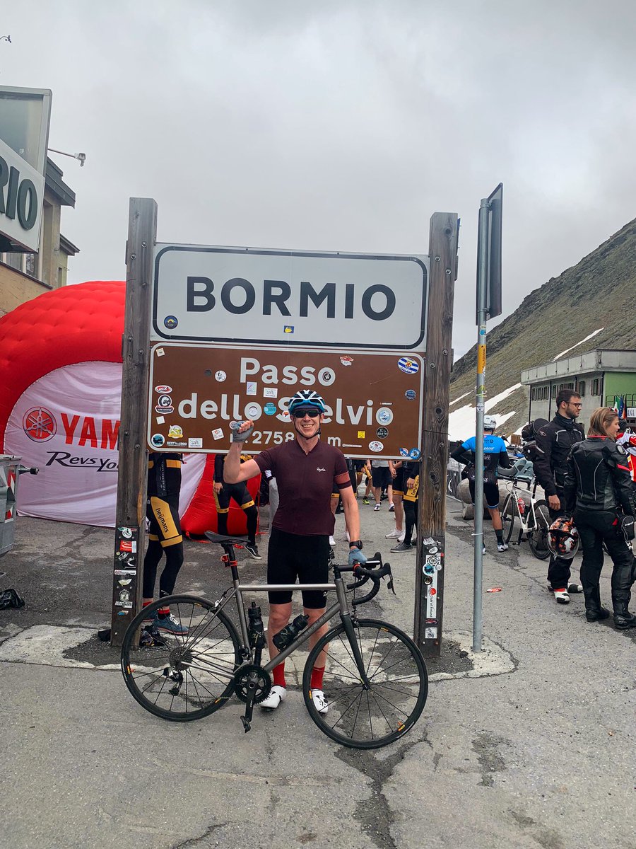 The #Stelvio pass - thanks again <a href="/Enigmabikes/">Enigma Bicycle Works</a> - the Enigma Excel is a dream bike to take up any climb and the handlng on those 20km descents is superb - thanks also to <a href="/SRAMroad/">SRAM Road</a> eTap wiFli <a href="/Mavic/">Mavic</a> R-SYS