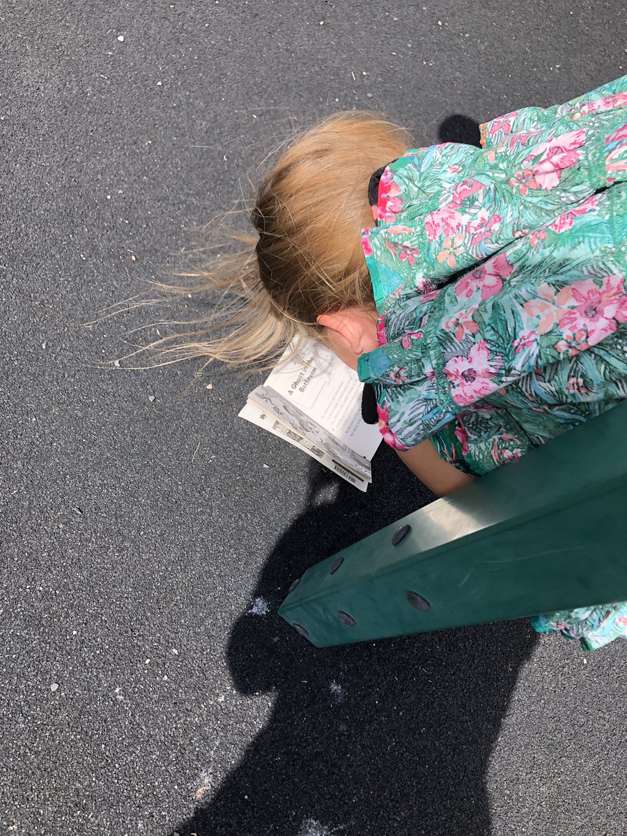 grade1derfulyyc's tweet photo. We took reading outside to the playground today! Ask your child the special spot they found to enjoy a good book! #Allard https://t.co/EDvoOoTrEs
