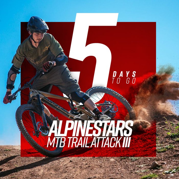 Just 5 days left till we're rolling at this year's <a href="/alpinestars/">alpinestars</a> MTB Trail Attack! Entries close this Thursday, don't say we didn't warn you.

Enter here: alpinestarsmtbtrailattack.com

#Alpinestars #mtbTrailAttack #AnturStiniog