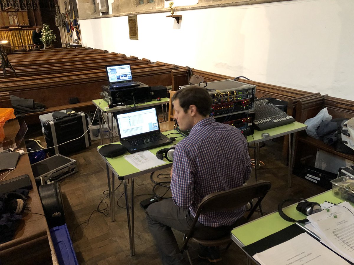 stephenscott94's tweet photo. Ready to record ‘Shakespeare Songs’ with @Orchestra_Swan &amp; @Pedro_H_daSilva 

@PHardman_Audio flying the flag for @RAS_Audio 

@detective_truth 5 camera setup gonna look great too! https://t.co/qPujWTCf5Y