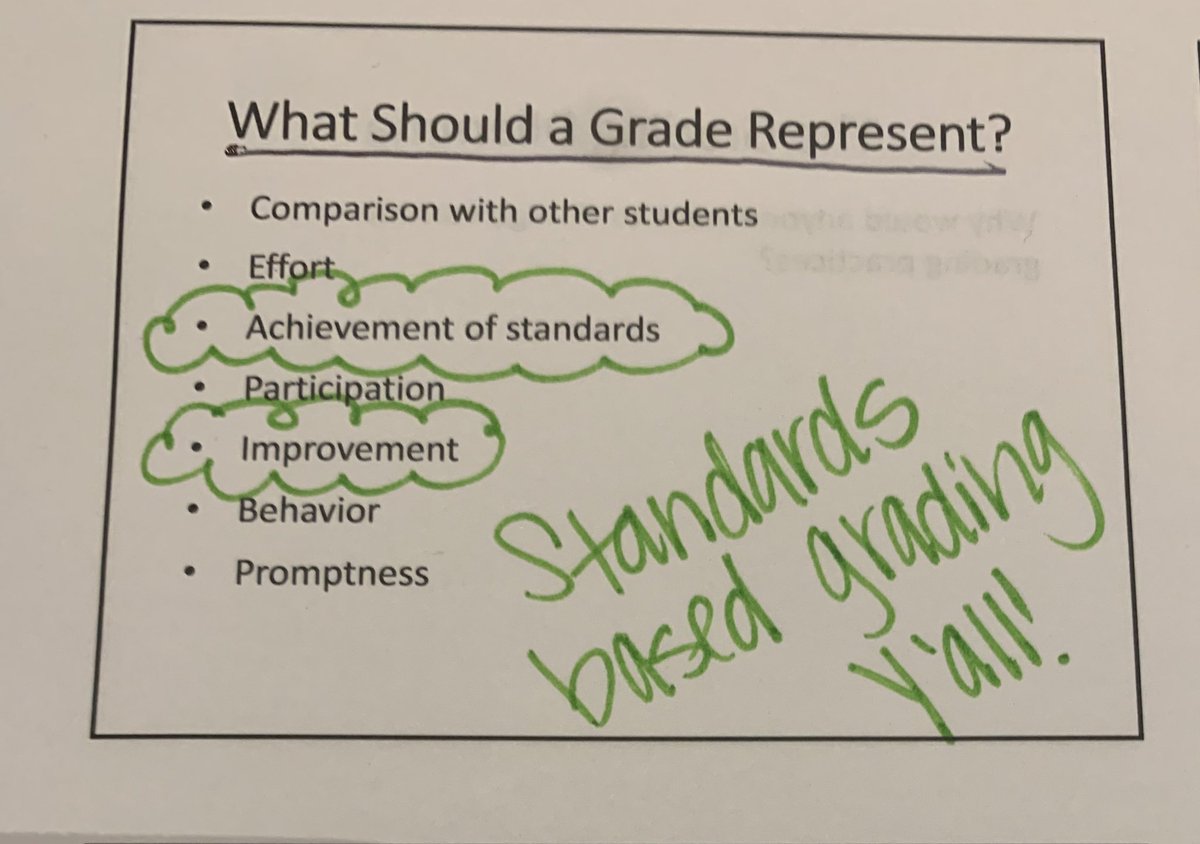 MeganHuchingson's tweet image. We should all be using standards based grading! @SolutionTree #PLC #PLCConference