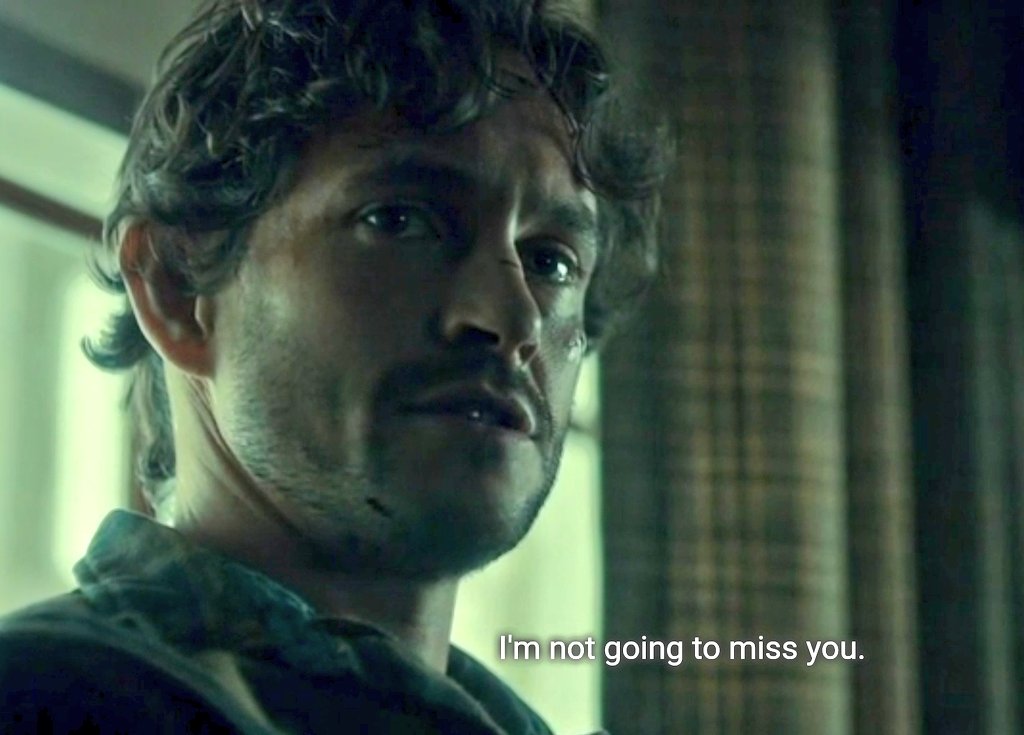 I don't even care about you, you are practically dead to me, no, it's like if you never existed, I'm not gonna miss you, I mean... I love you  #SaveHannibal  #Hannigram  #Hannibal  #GoodOmens  #IneffableHusbands