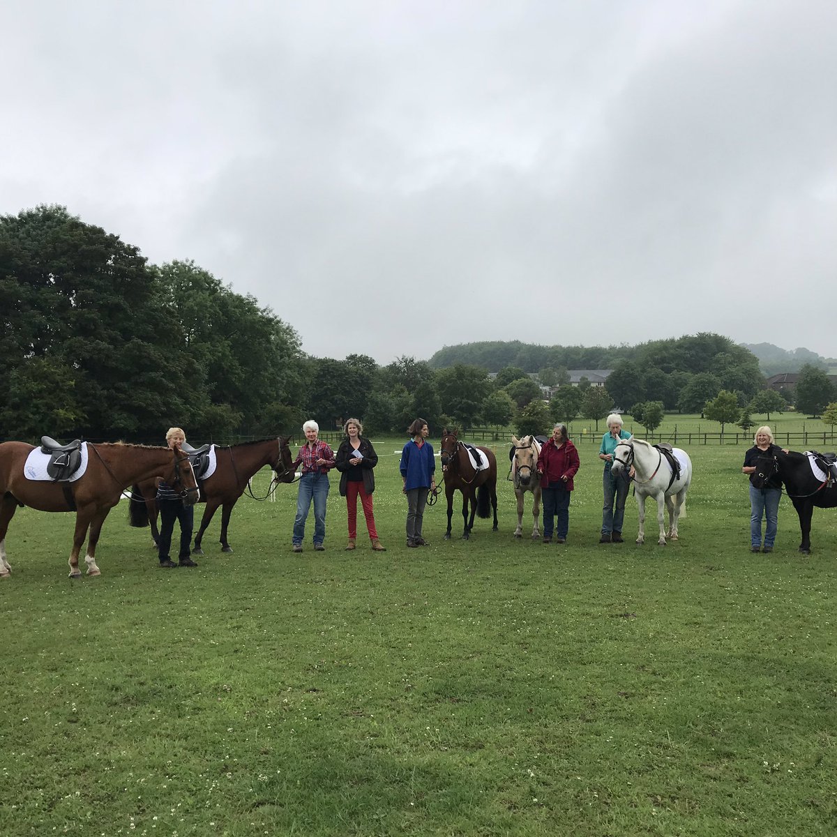 vaughanjohnsRv's tweet photo. A slightly grey start to the fabulous annual RDA Warminster Show. Well done all who competed, all who helped get these ponies ready and all who organised the day. @RdaMid @RDAnational https://t.co/lIV7tqQAmf