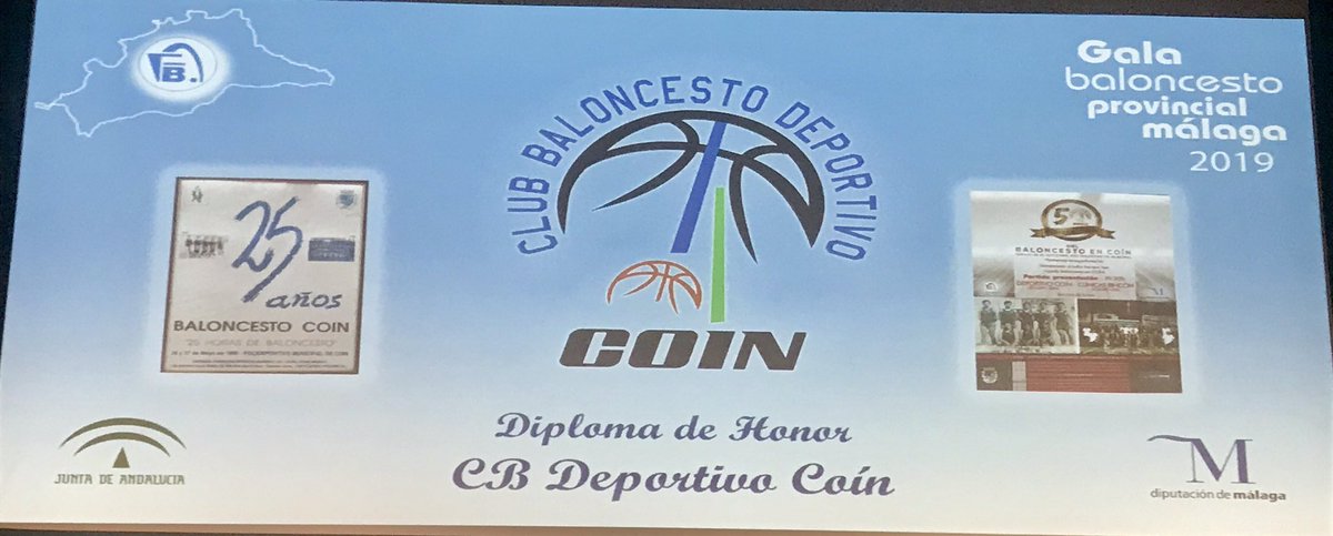 FAB_Malaga's tweet photo. El Diploma de Honor de la FAB  #GalaBaloncestoMálaga 2⃣0⃣1⃣9⃣🎩🏀 es para el @CBaloncestoCoin 
Más de 40 Años‼️de historia promocionando el Baloncesto en @Coin_Deportes @AytoCoin 
Entrega @CrIsToBaLcOiN (@DeportesDipMlg )
Recoge Juan José Méndez (Presidente) 
#MálagaEsBaloncesto https://t.co/TWrdQId4f1