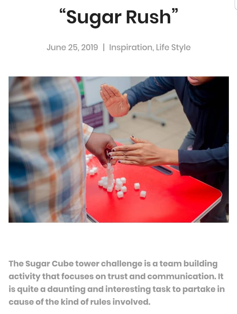 ssmediang's tweet photo. A fun but challenging game for team building.
Click the the link https://t.co/xrv7cnCn5q
.
.
.
#ssmng #sugarrush #teambuilding #trust #cooperation #unsplash #photography #branding #Nigerianbrand
#logo #graphics #behance #designer #adobe #adobephotoshop https://t.co/HZI6Fz0XQq